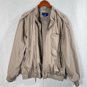 Towncraft Vintage Tan Casual Jacket Coat Size Large